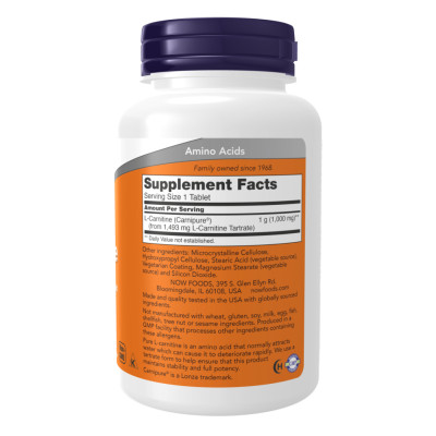 L-Carnitine 1000mg - 100 tabs L-Carnitine 1000mg - 100 tabs