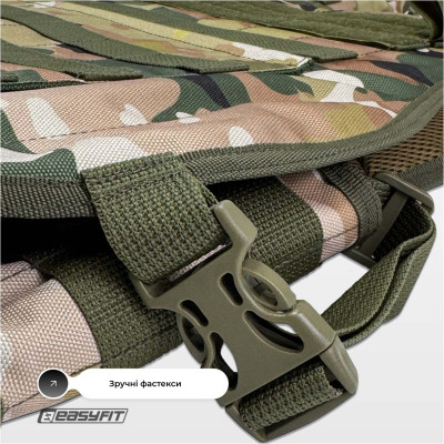 Плитоноска Pantsyr-2 (тактичний військовий жилет, бронежилет MOLLE) Multicam Original (Classic) Плитоноска Pantsyr-2 (тактичний військовий жилет, бронежилет MOLLE) Multicam Original (Classic)