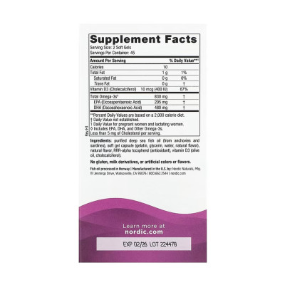 Prenatal DHA - 90 softgels Strawberry