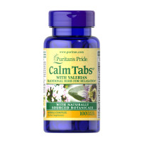Calm Tabs Valerian Passion Flower Hops - 100tabs Calm Tabs Valerian Passion Flower Hops - 100tabs