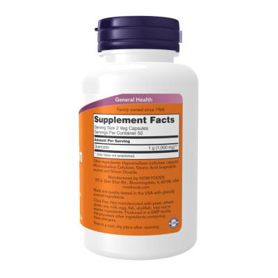 Quercetin 500mg - 100 vcaps Quercetin 500mg - 100 vcaps
