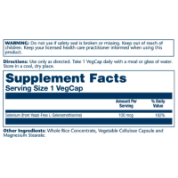 Selenium Yeast Free 100mcg - 90 vcaps Selenium Yeast Free 100mcg - 90 vcaps