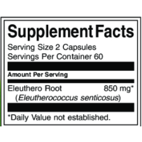 Eleuthero Root 425mg - 120 cap Eleuthero Root 425mg - 120 cap