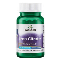 Iron Citrate 25mg - 60veg caps Iron Citrate 25mg - 60veg caps