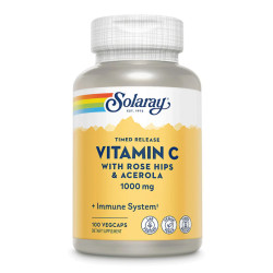Vitamin C with Rose Hips & Acerola 1000mg - 100 vcaps Vitamin C with Rose Hips & Acerola 1000mg - 100 vcaps