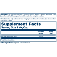 Vitex Berry Extract 400mg - 100 vcaps Vitex Berry Extract 400mg - 100 vcaps