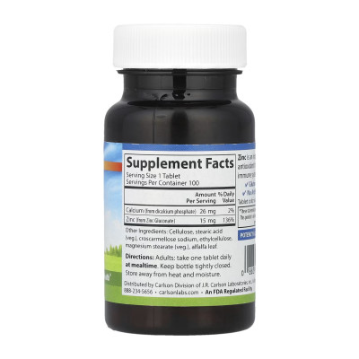 Zinc 15mg - 100 tabs Zinc 15mg - 100 tabs