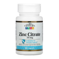 Zinc Citrate 50 mg - 60 tabs (Пошкоджена банка)