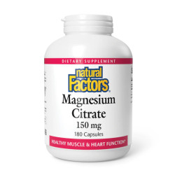 Magnesium Citrate 150mg - 180 caps Magnesium Citrate 150mg - 180 caps