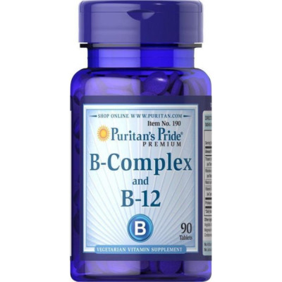 B-Complex B-12 - 90tabs (Пошкоджена банка) B-Complex B-12 - 90tabs (Пошкоджена банка)