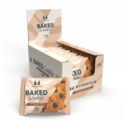 Baked Cookie - 12x75g Chocolate Chip (Пошкоджена упаковка) Baked Cookie - 12x75g Chocolate Chip (Пошкоджена упаковка)