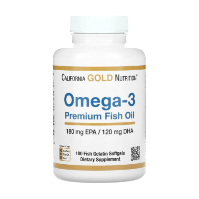 Omega-3 Premium Fish Oil 180mg - 100 softgels Omega-3 Premium Fish Oil 180mg - 100 softgels