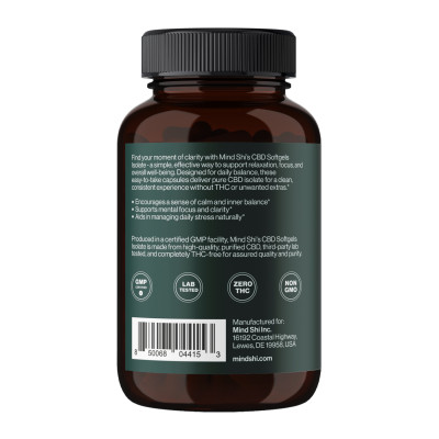 CBD Isolate 1500 mg - 60 softgels CBD Isolate 1500 mg - 60 softgels