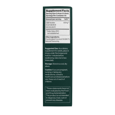 CBD Oil Isolate 2000 mg Strawberry - 10 ml