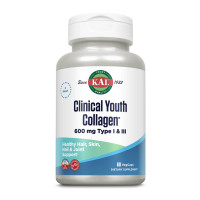 Clinical Youth Collagen I&III 600mg - 60 vcaps (Пошкоджена банка) Clinical Youth Collagen I&III 600mg - 60 vcaps (Пошкоджена банка)