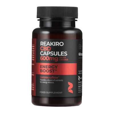 Energy Boost CBD Capsules 600mg - 60 caps Energy Boost CBD Capsules 600mg - 60 caps