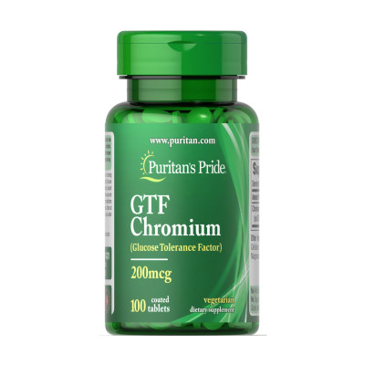 GTF Chromium 200 mcg - 100 tabs GTF Chromium 200 mcg - 100 tabs