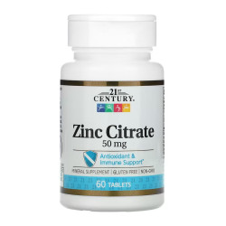 Zinc Citrate 50 mg - 60 tabs Zinc Citrate 50 mg - 60 tabs
