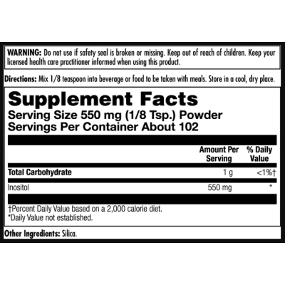 Inositol 550mg - 4oz Inositol 550mg - 4oz