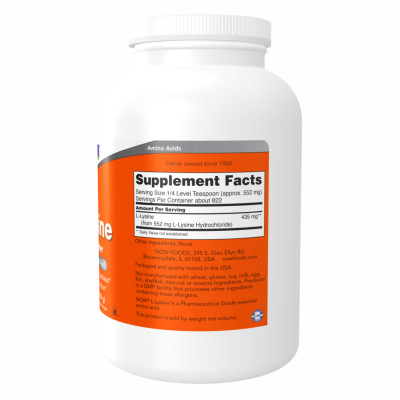 L-Lysine Powder - 454g L-Lysine Powder - 454g