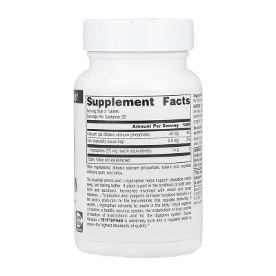 L-Tryptophan 500mg - 60 tabs L-Tryptophan 500mg - 60 tabs