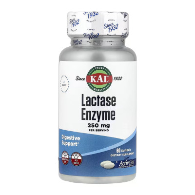 Lactase Enzyme 250mg - 60 softgels Lactase Enzyme 250mg - 60 softgels