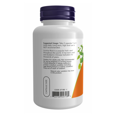 Licorice Root 450mg - 100 vcaps Licorice Root 450mg - 100 vcaps