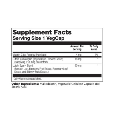 Lutein Eyes 18 - 30 vcaps Lutein Eyes 18 - 30 vcaps