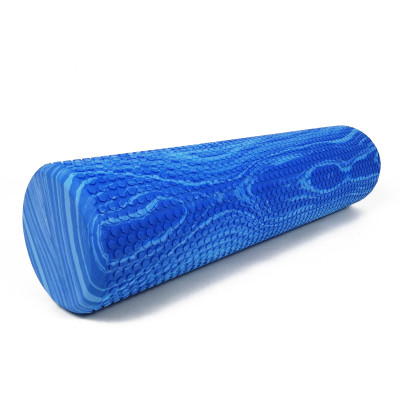 Масажний ролик EasyFit Foam Roller 60 см двоколірний Синій-блакитний Масажний ролик EasyFit Foam Roller 60 см двоколірний Синій-блакитний