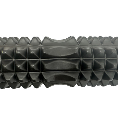 Масажний ролик EasyFit Grid Roller 33 см v.1.2 Чорний Масажний ролик EasyFit Grid Roller 33 см v.1.2 Чорний