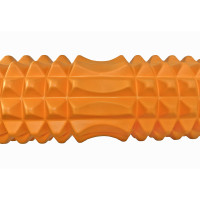 Масажний ролик EasyFit Grid Roller 33 см v.1.2 Помаранчевий