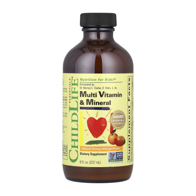 Multi Vitamin & Mineral - 237ml Natural Orange Mango Multi Vitamin & Mineral - 237ml Natural Orange Mango
