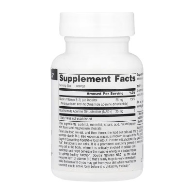 NAD+ Coenzymated™ B-3 - 30 Lozenges NAD+ Coenzymated™ B-3 - 30 Lozenges