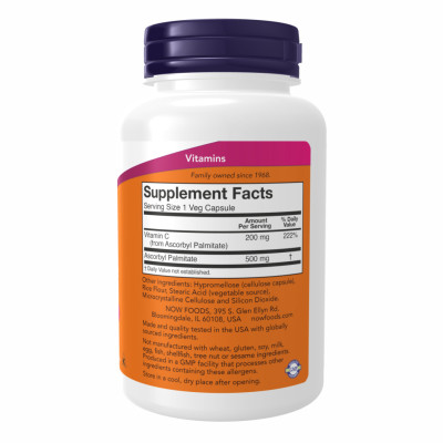 Ascorbyl Palmitate 500 mg - 100 vcaps Ascorbyl Palmitate 500 mg - 100 vcaps