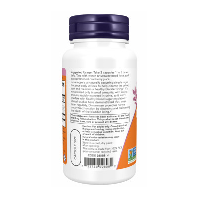 D-Mannose 500 mg - 120 Caps D-Mannose 500 mg - 120 Caps
