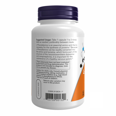 L-Phenylalanine 500mg - 120 vcaps L-Phenylalanine 500mg - 120 vcaps
