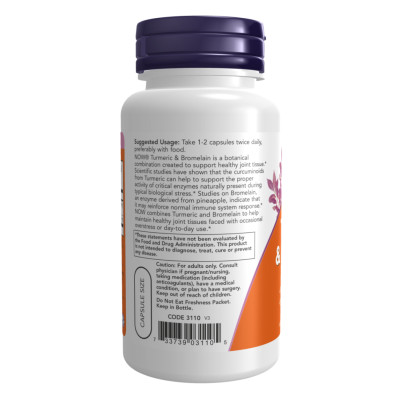 Turmeric & Bromelain - 90 vcaps Turmeric & Bromelain - 90 vcaps