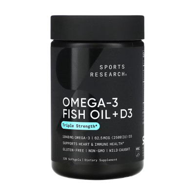 Omega-3 Fish Oil Alask Omega 1250mg + D3 2500IU - 120 softgels Omega-3 Fish Oil Alask Omega 1250mg + D3 2500IU - 120 softgels
