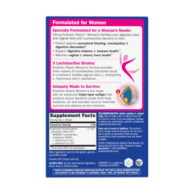 Probiotic Pearls Women's - 30 softgels Probiotic Pearls Women's - 30 softgels