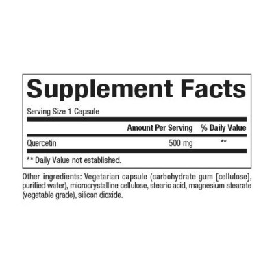 Quercetin 500mg - 60 vcaps Quercetin 500mg - 60 vcaps