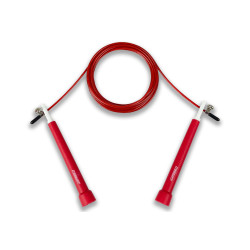 Швидкісна скакалка EasyFit Speed Cable Rope 3 м зі стальним тросом червона Швидкісна скакалка EasyFit Speed Cable Rope 3 м зі стальним тросом червона
