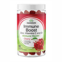 Immune Boost with Acerola,Zinc,Vitamins C and D - 60 Gummies Cherry Immune Boost with Acerola,Zinc,Vitamins C and D - 60 Gummies Cherry