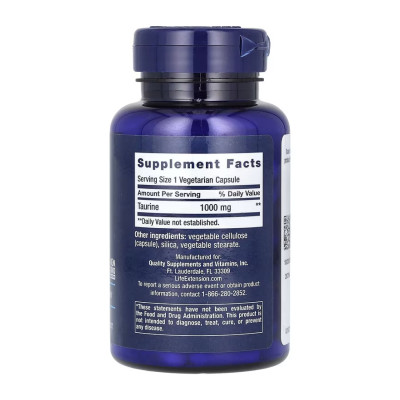Taurine 1000mg - 90 vcaps Taurine 1000mg - 90 vcaps