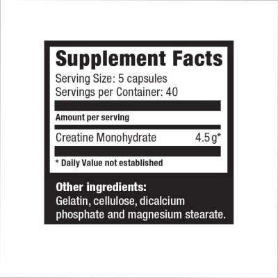 Creatine 900 mg - 200 caps Creatine 900 mg - 200 caps