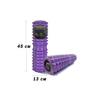 Масажний ролик EasyFit Solid Grid Roller 45 см v.2.2s фіолетовий Масажний ролик EasyFit Solid Grid Roller 45 см v.2.2s фіолетовий