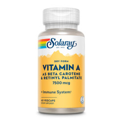 Vitamin A Dry Form 7600mcg - 60 caps Vitamin A Dry Form 7600mcg - 60 caps