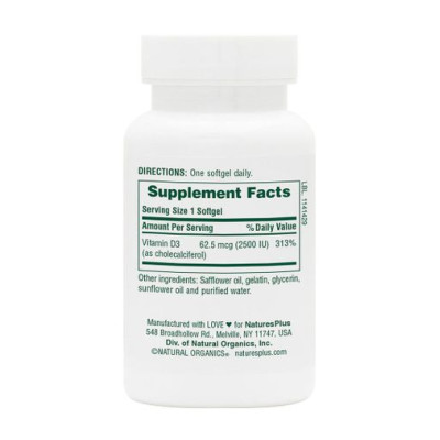 Vitamin D3 2500 IU - 90 softgels Vitamin D3 2500 IU - 90 softgels