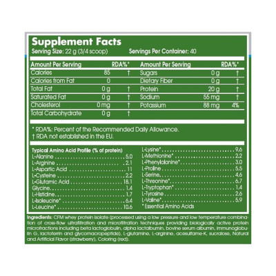 100% Whey Isolate - 700g Vanilla