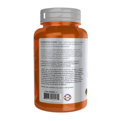 Arginine 1000mg - 180 tabs Arginine 1000mg - 180 tabs