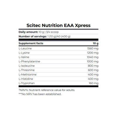 BCAA Xpress - 280g Apple BCAA Xpress - 280g Apple